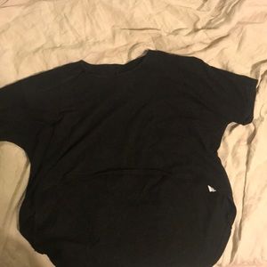 Oak/American Apparel hi low crop top